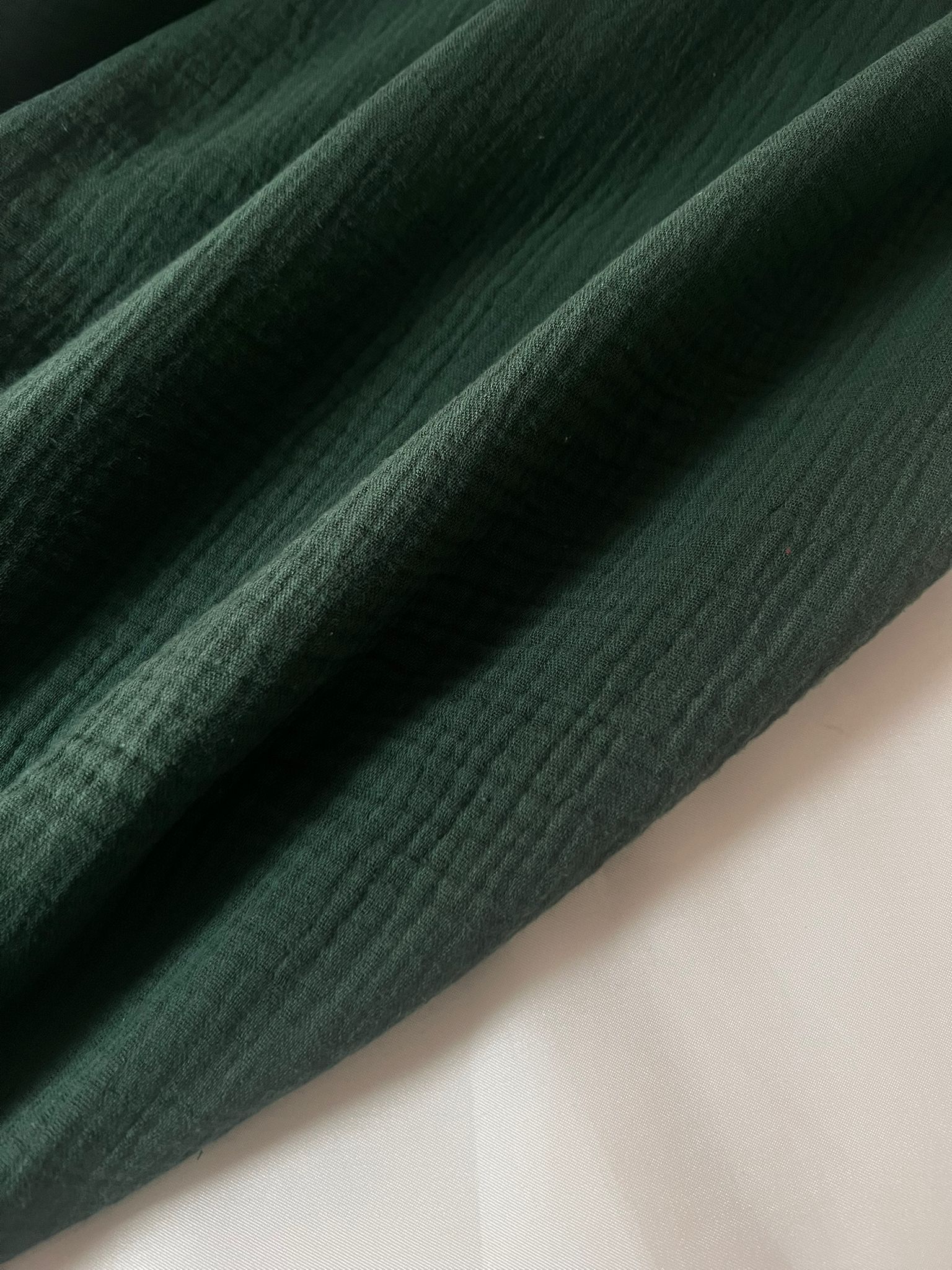 Mousseline Verde Garrafa