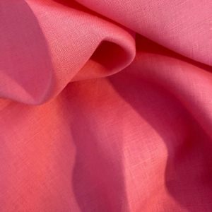 Linho Liso Rosa Forte