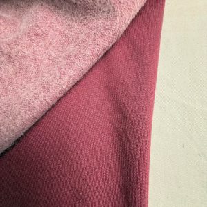 Malha com Carda Orgânica Rosa Malva