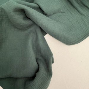 Mousseline Lisa Verde Água Escuro