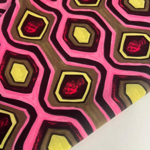 Crepe Graphic Amarelo