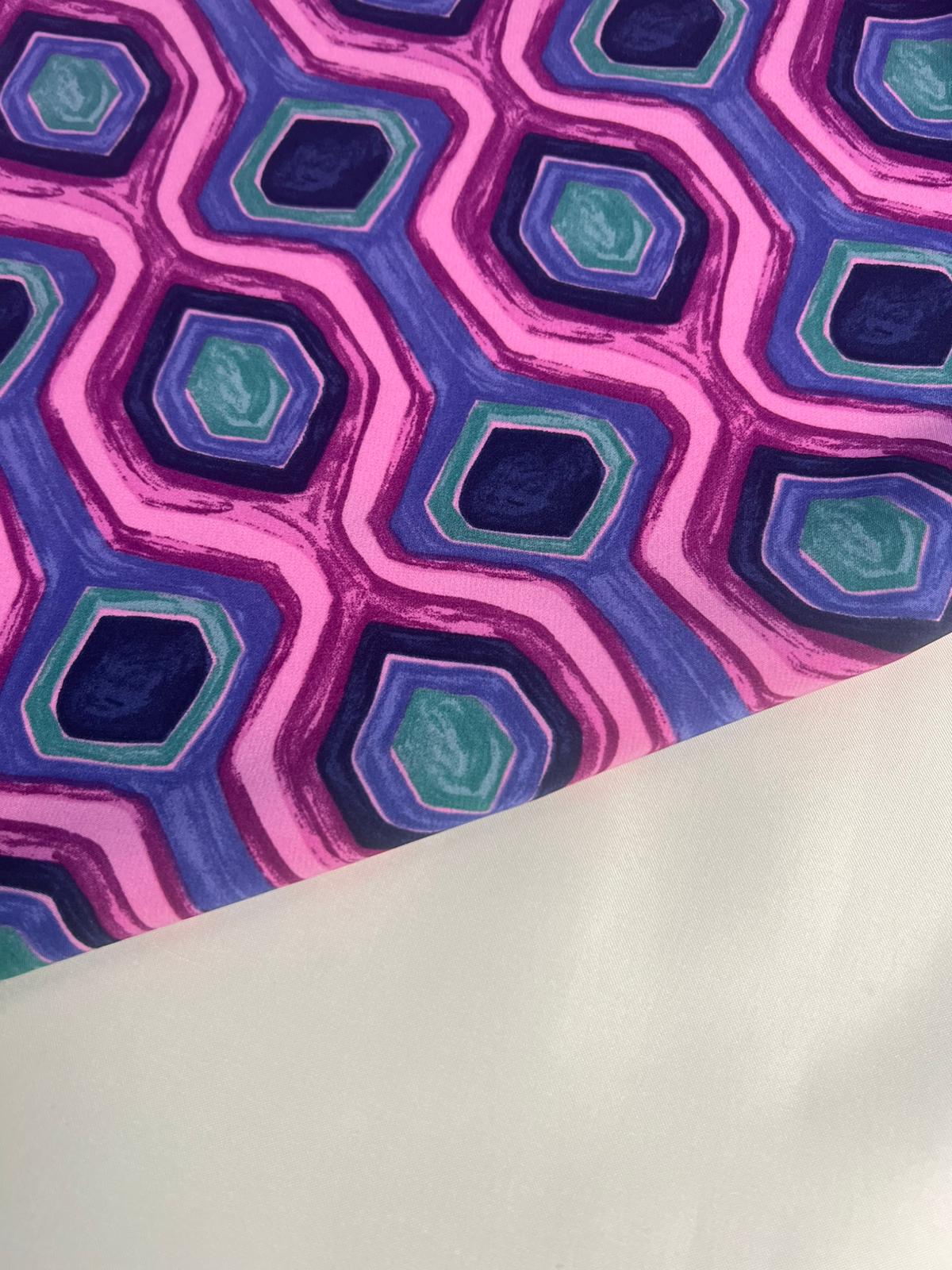 Crepe Graphic Roxo - Image 3